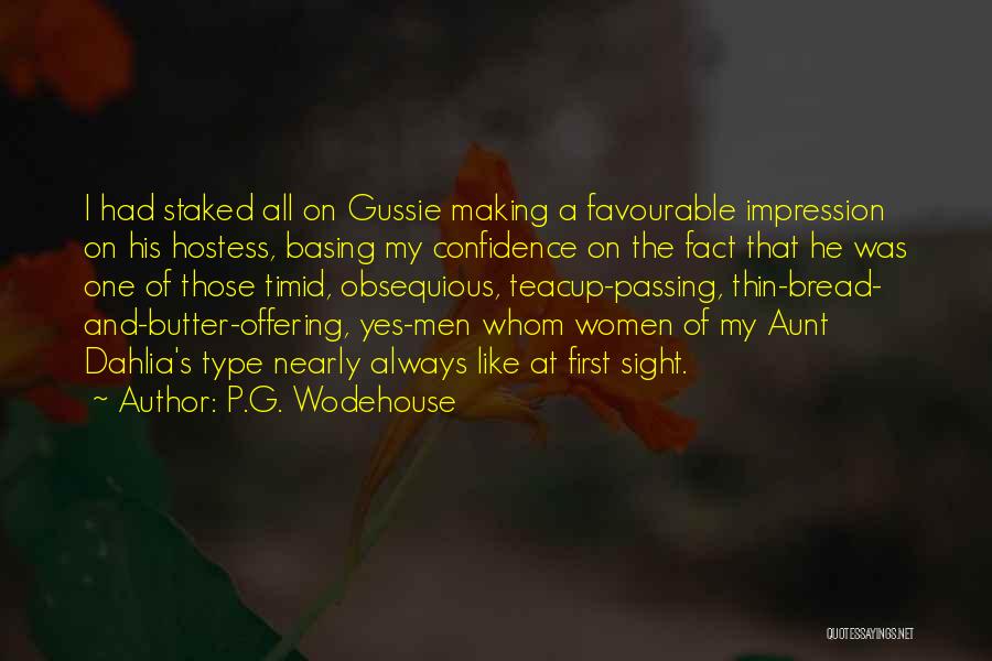 P.G. Wodehouse Quotes 748828