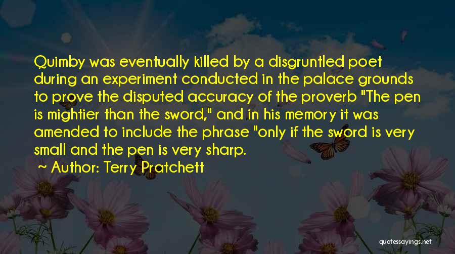 P P Quimby Quotes By Terry Pratchett