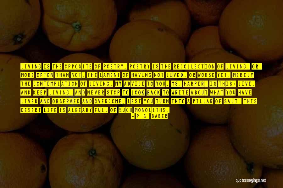 P.S. Baber Quotes 1291128 P.S. Baber Quotes 1291128