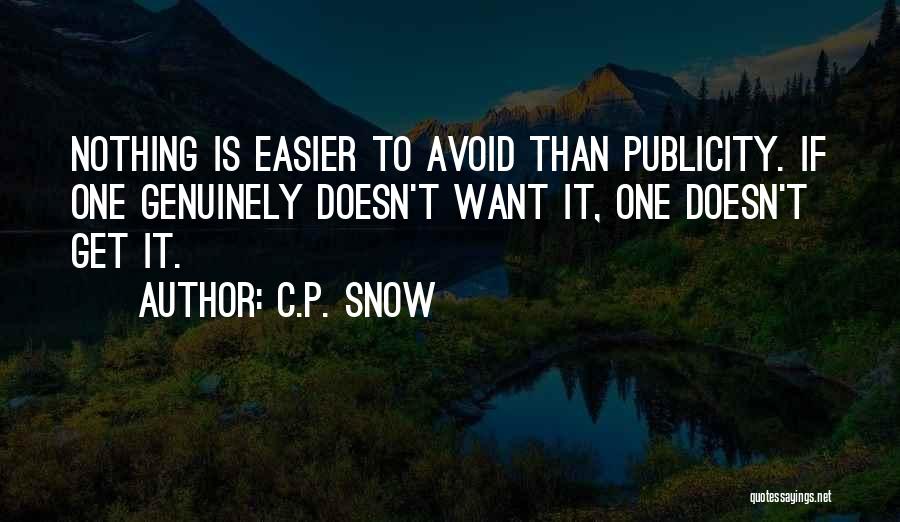 P T Quotes By C.P. Snow