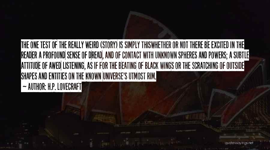 P.u.s.h Quotes By H.P. Lovecraft