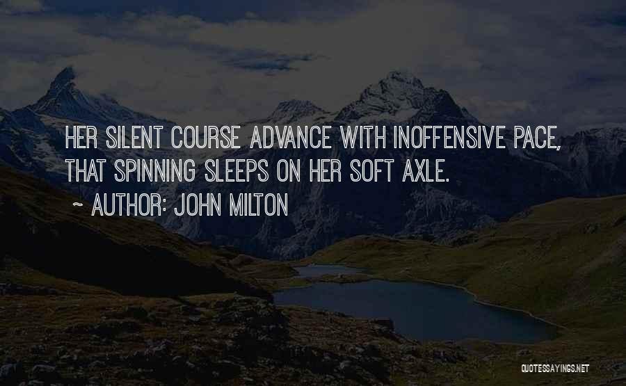 Pace Quotes By John Milton