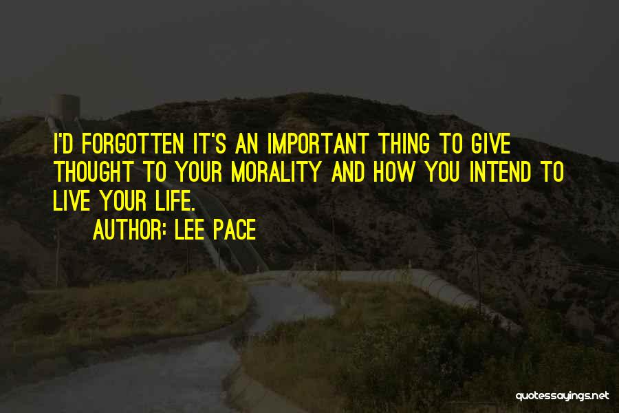 Pace Quotes By Lee Pace