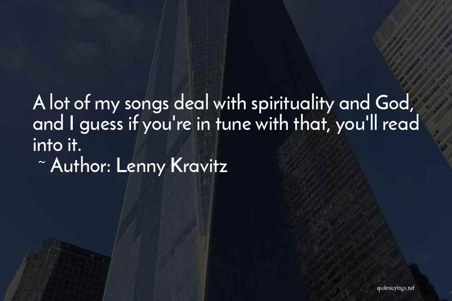 Pachalka Spring Quotes By Lenny Kravitz