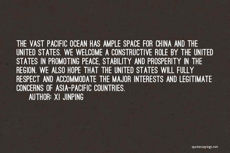 Pacific Ocean Quotes By Xi Jinping