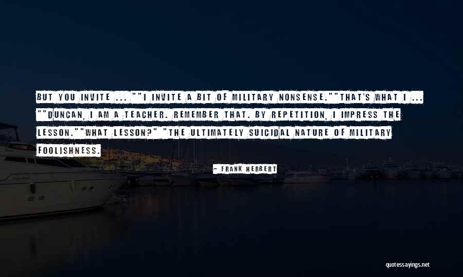 Pacifism Quotes By Frank Herbert