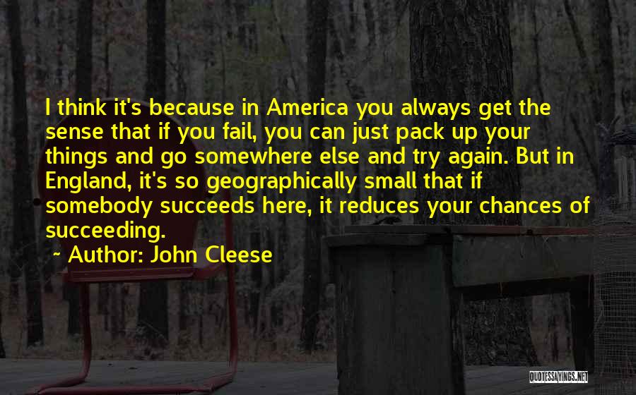 Pack Up And Go Quotes By John Cleese