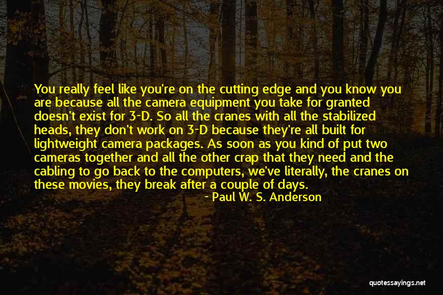 Packages That Quotes By Paul W. S. Anderson Packages That Quotes By Paul W. S. Anderson