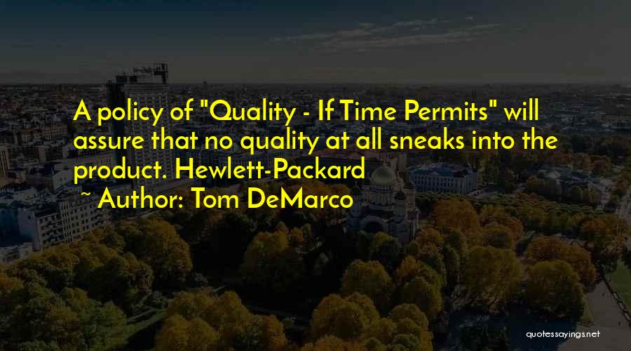 Packard Quotes By Tom DeMarco