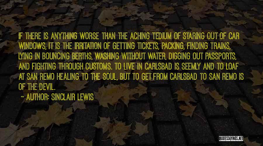 Packing Quotes By Sinclair Lewis