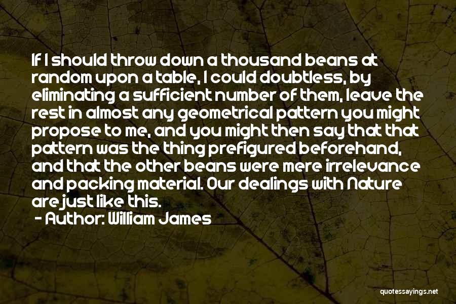 Packing Quotes By William James