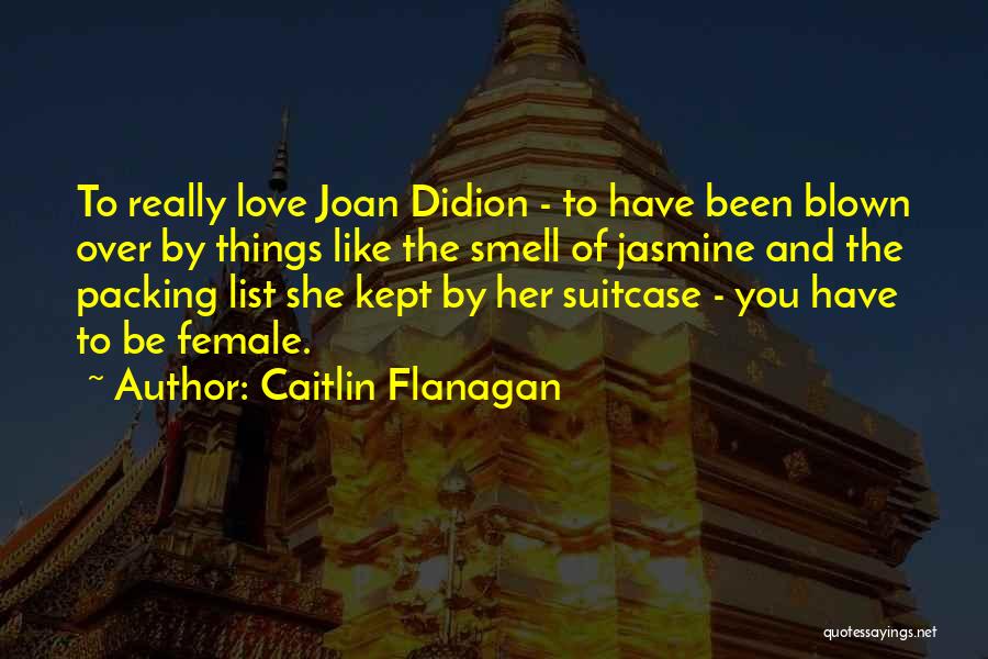 Packing Suitcases Quotes By Caitlin Flanagan