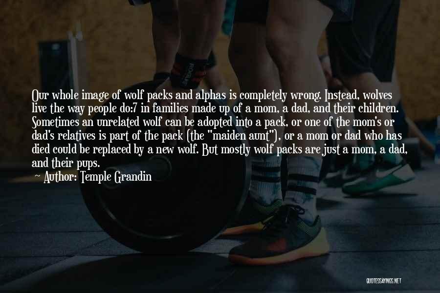 Packs Of Wolves Quotes By Temple Grandin