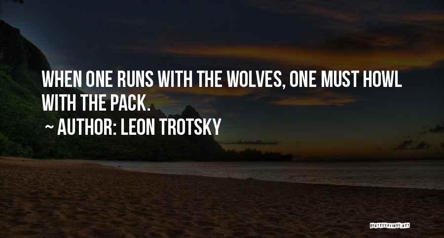 Packs Quotes By Leon Trotsky