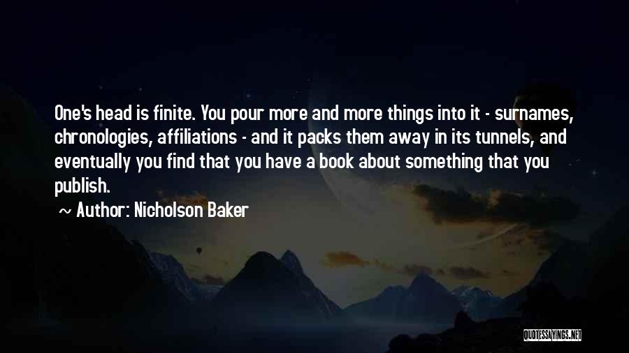 Packs Quotes By Nicholson Baker