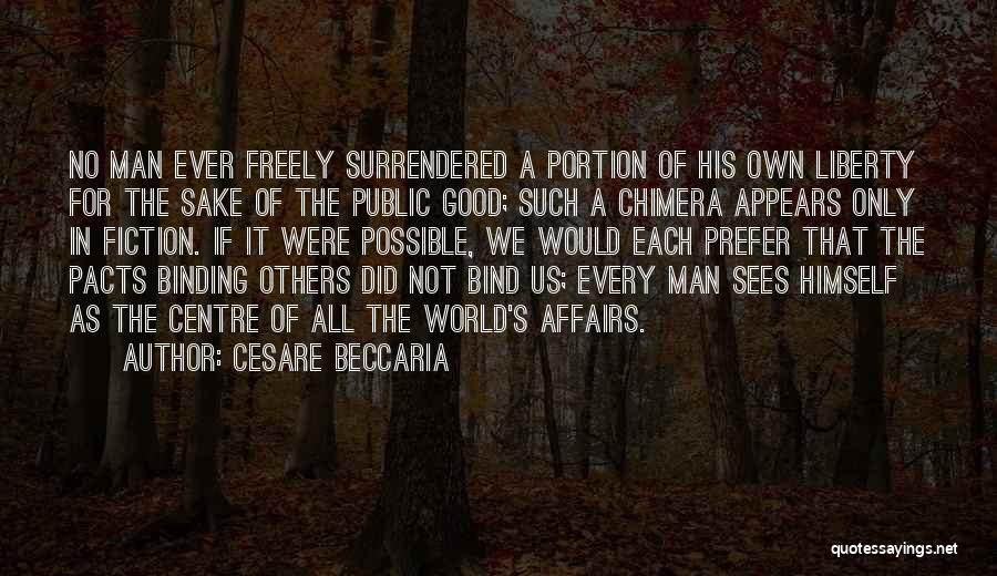 Pacts Quotes By Cesare Beccaria