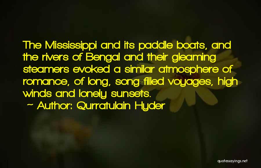Paddle Boats Quotes By Qurratulain Hyder
