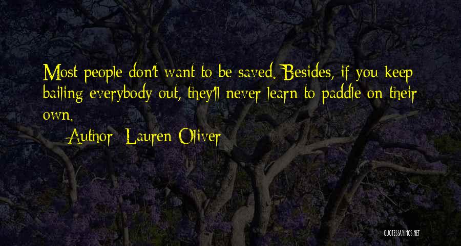 Paddle Quotes By Lauren Oliver