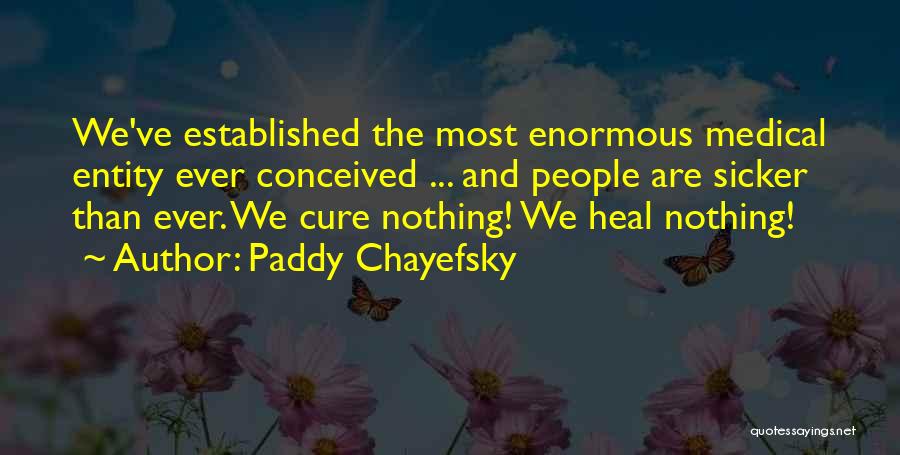 Paddy Chayefsky Quotes 536362