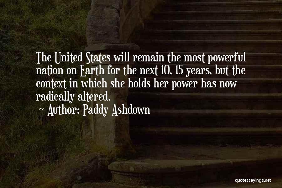 Paddy Power Quotes By Paddy Ashdown