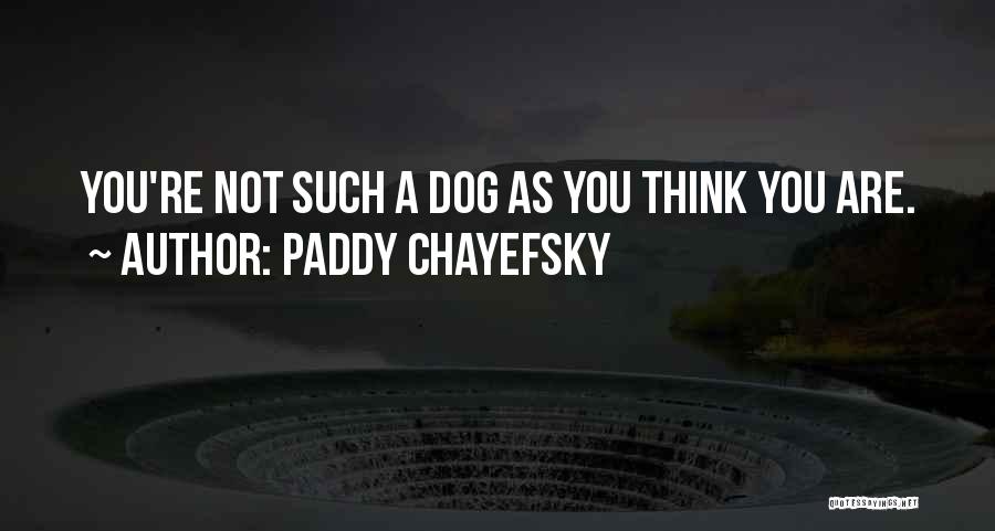 Paddy Quotes By Paddy Chayefsky