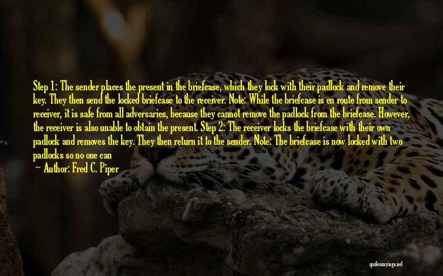 Padlock Quotes By Fred C. Piper