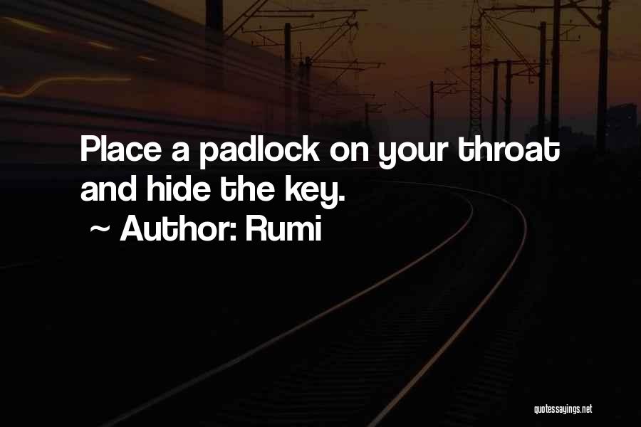 Padlock Quotes By Rumi