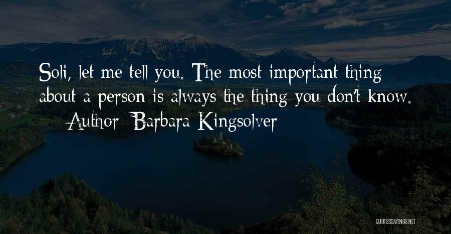 Padurea Spanzuratilor Quotes By Barbara Kingsolver