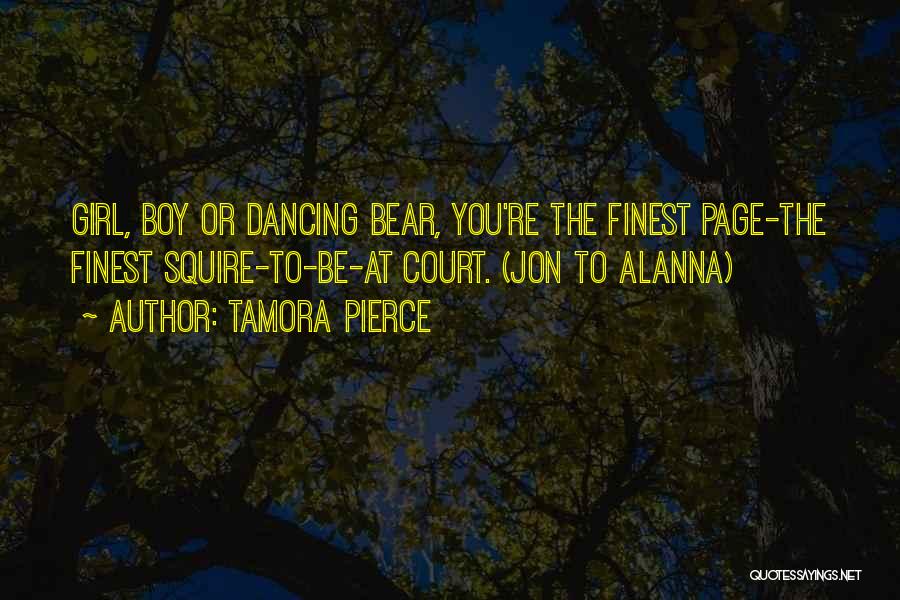 Page Boy Quotes By Tamora Pierce