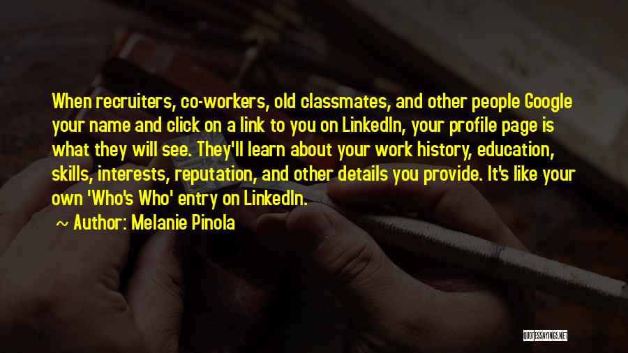 Page Link Quotes By Melanie Pinola