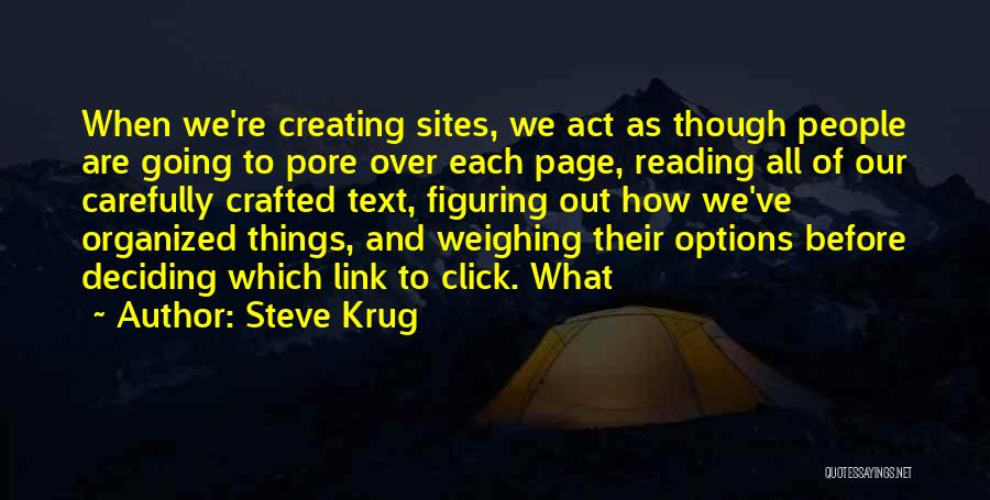 Page Link Quotes By Steve Krug