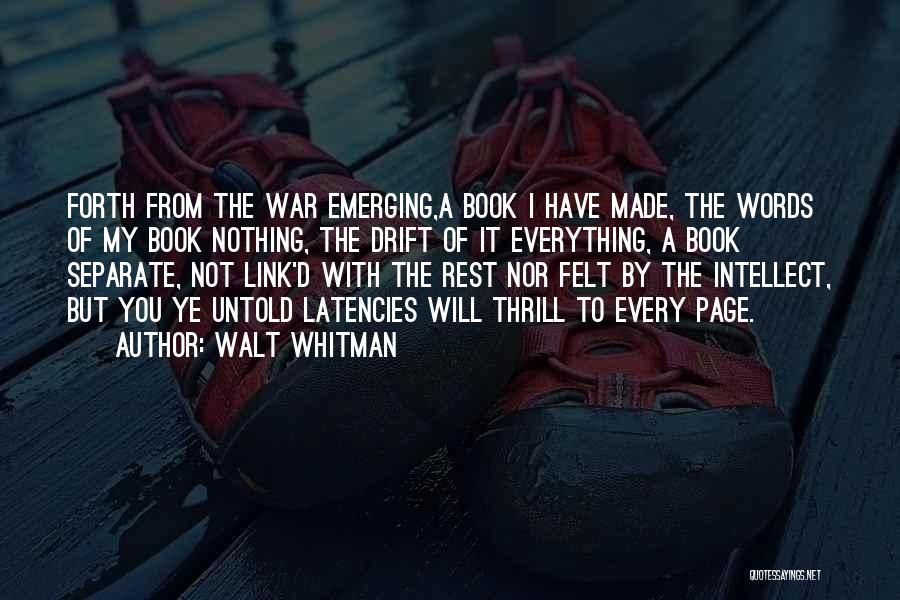Page Link Quotes By Walt Whitman