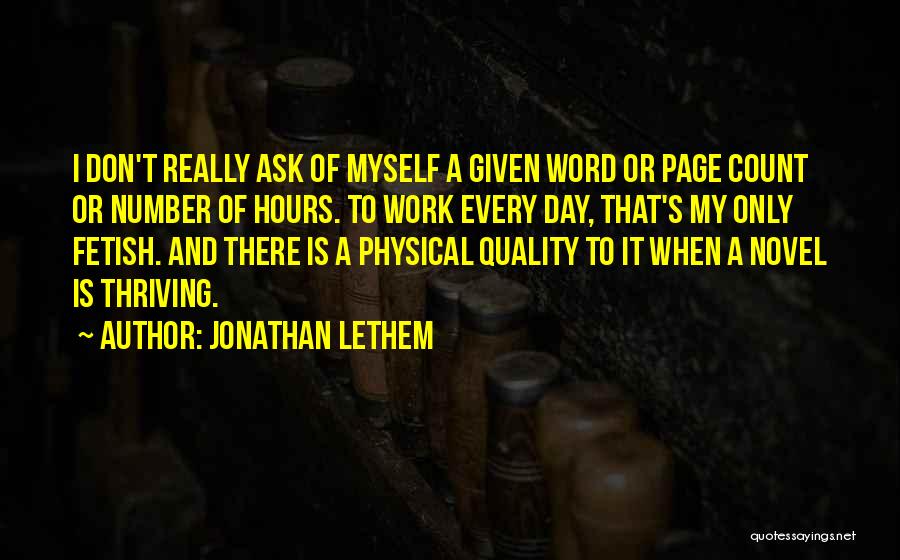 Page Number Quotes By Jonathan Lethem