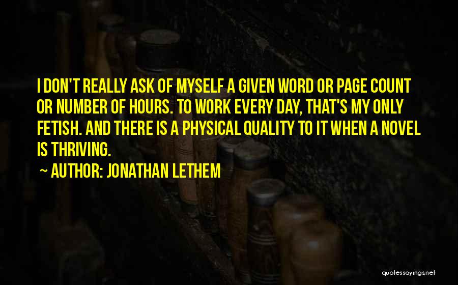 Page Numbers Quotes By Jonathan Lethem
