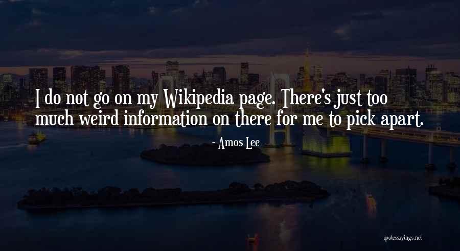 Page On Quotes By Amos Lee Page On Quotes By Amos Lee