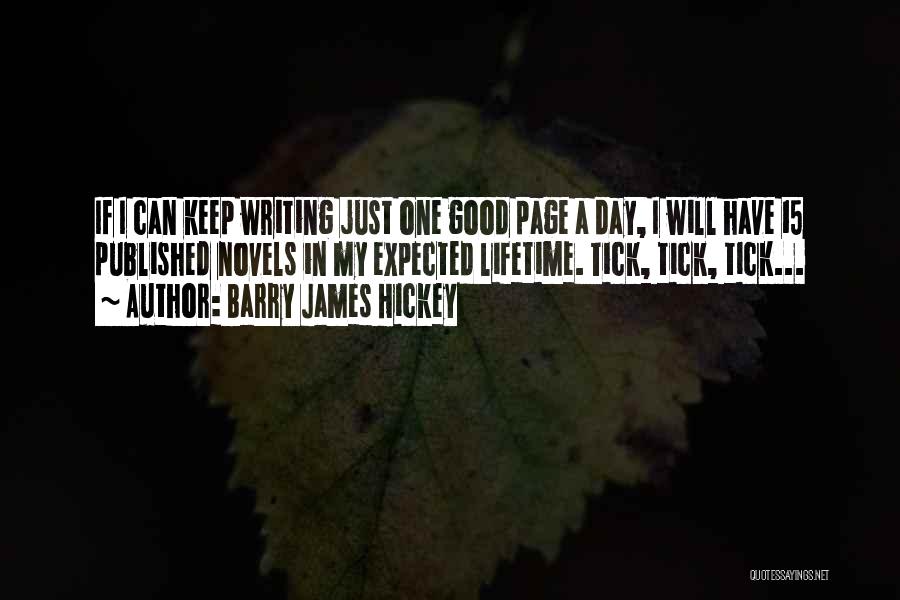 Page Quotes By Barry James Hickey