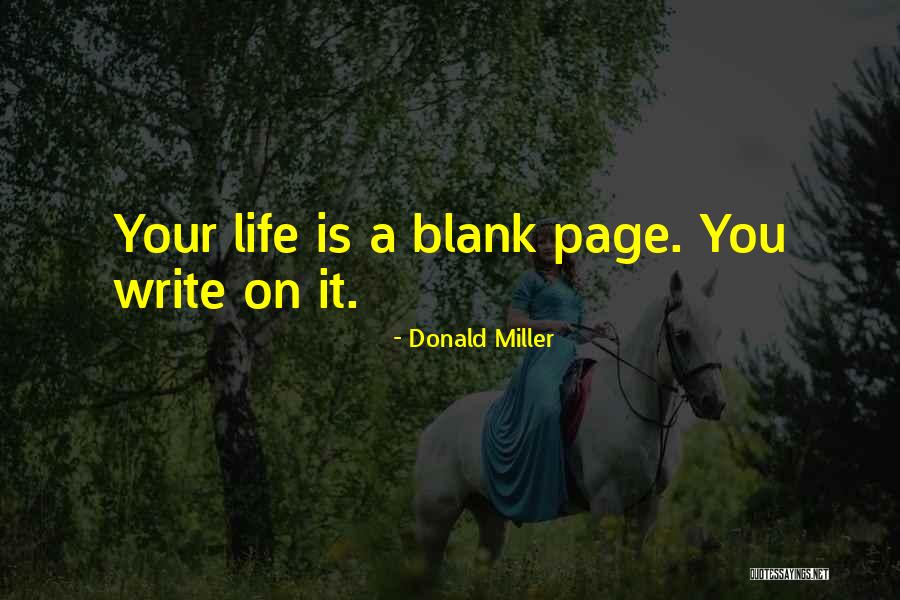 Page Quotes By Donald Miller