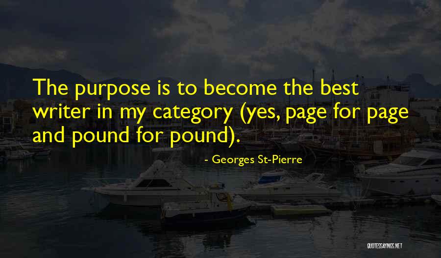 Page Quotes By Georges St-Pierre