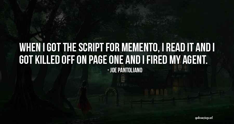 Page Quotes By Joe Pantoliano