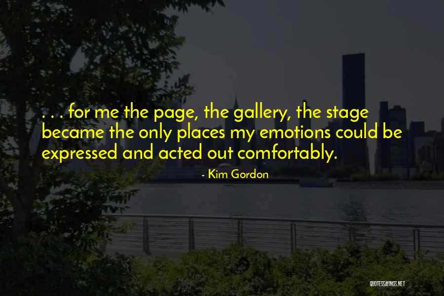 Page Quotes By Kim Gordon