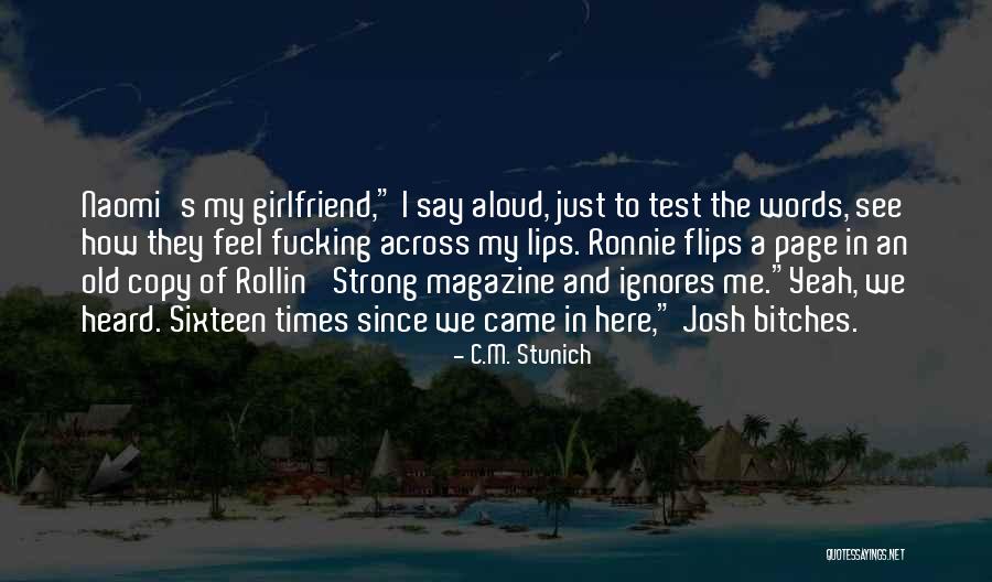 Page Turner Quotes By C.M. Stunich