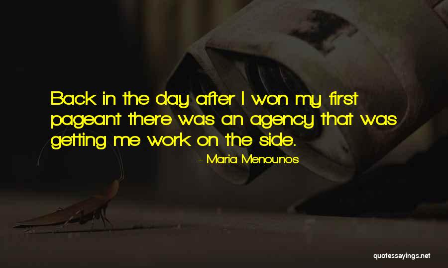 Pageant Day Quotes By Maria Menounos Pageant Day Quotes By Maria Menounos