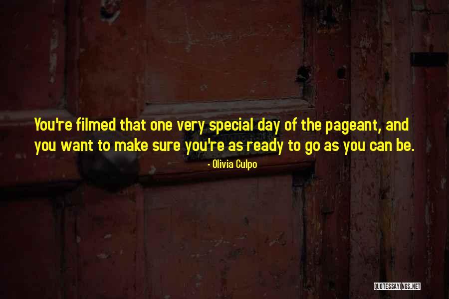 Pageant Day Quotes By Olivia Culpo Pageant Day Quotes By Olivia Culpo
