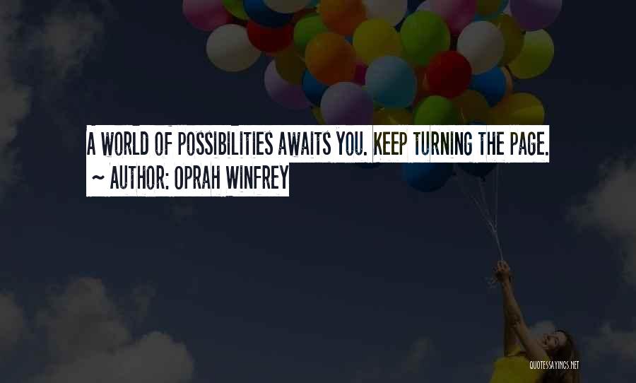 Pages Quotes By Oprah Winfrey