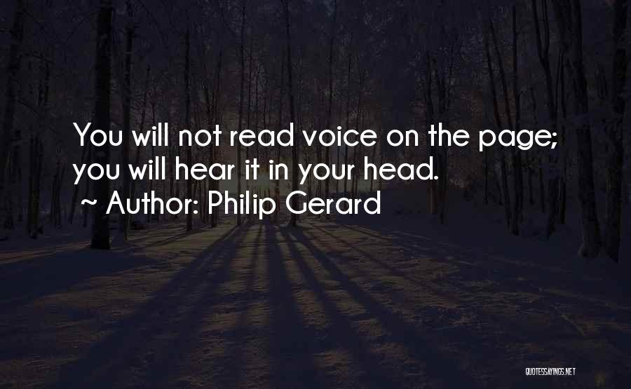 Pages Quotes By Philip Gerard