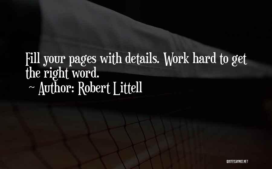 Pages Quotes By Robert Littell