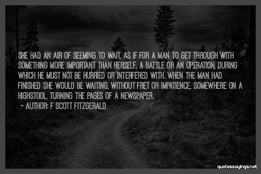 Pages Turning Quotes By F Scott Fitzgerald