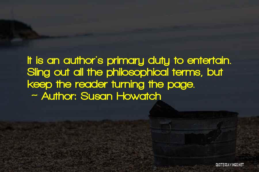 Pages Turning Quotes By Susan Howatch