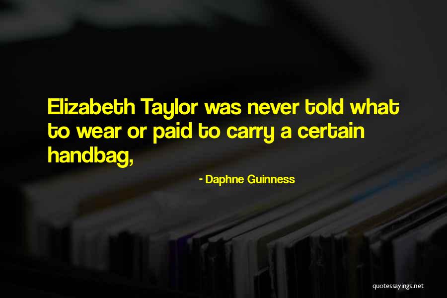 Paid Quotes By Daphne Guinness