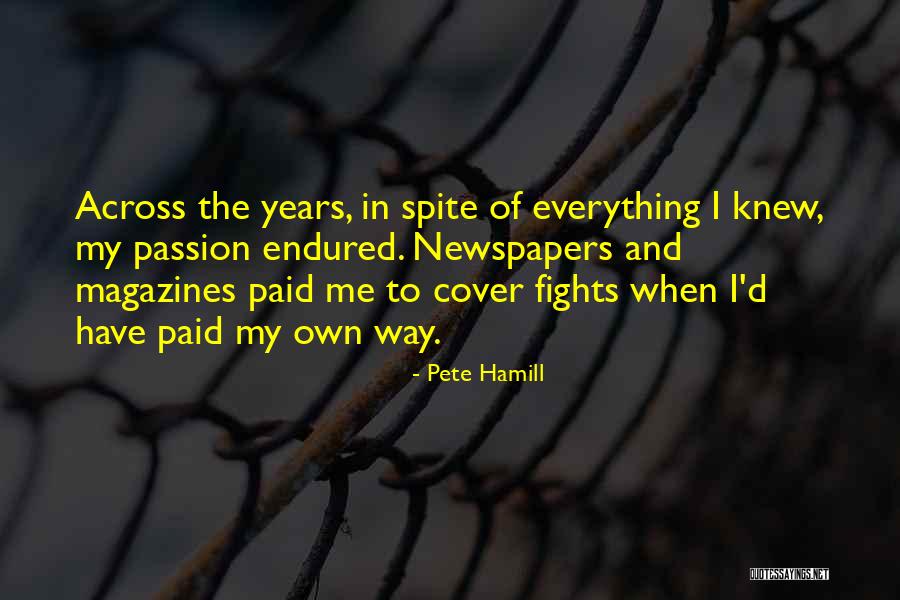 Paid Quotes By Pete Hamill